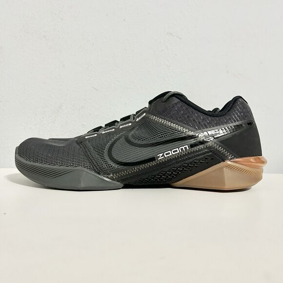 Nike Zoom Metcon Turbo 2 “Iron Grey Black Gum” Mens Size 12.5 Weightlifting Shoe - Picture 4 of 8